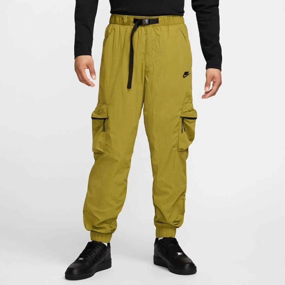 Nike Pants Tech Pack Woven Cargo Lined Sportswear Green FZ0756-307 Men's XS New